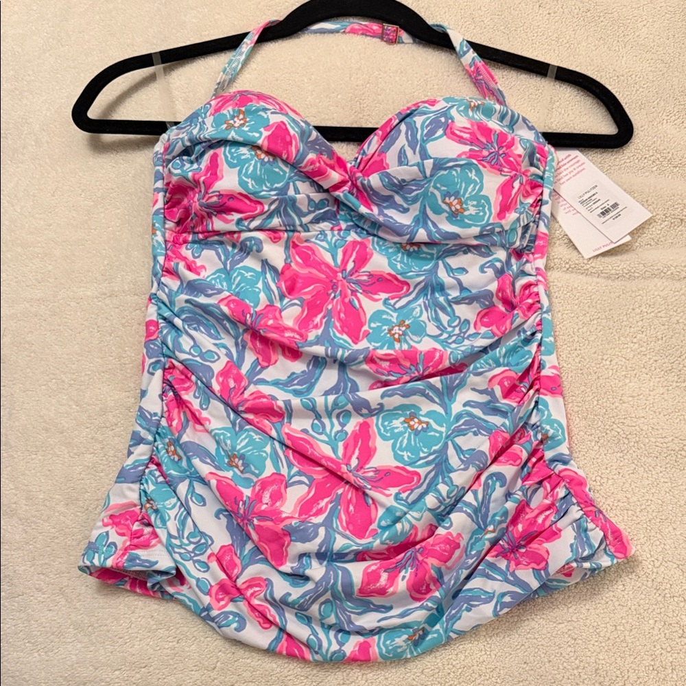 Lilly Pulitzer flamenco tankini to in Beachside Haven.